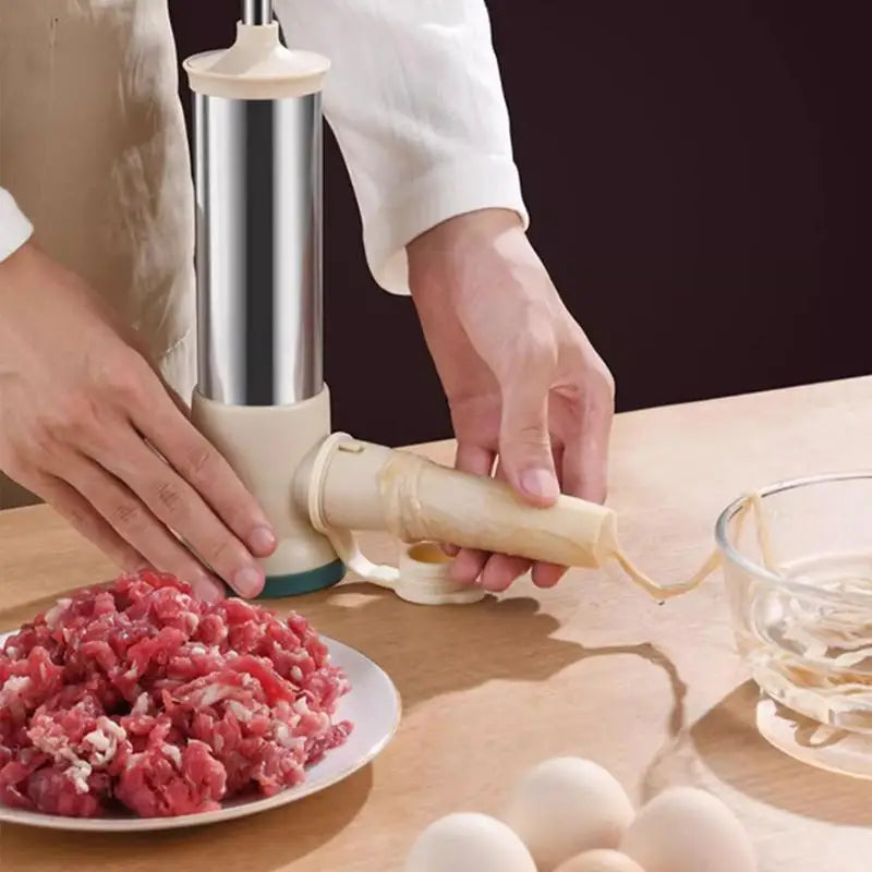 Stainless Steel Manual Filling Sausage Maker and Meat Stuffer Tool | Stornfield
