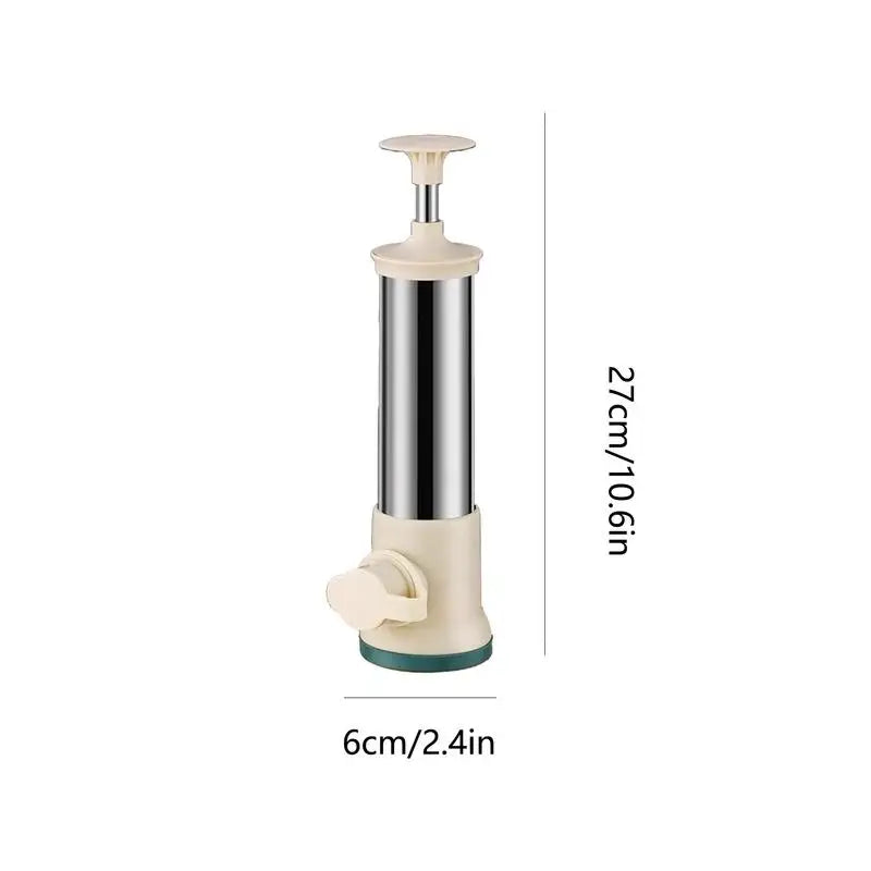 Manual Stainless Steel Sausage Stuffer with 4 Nozzles | Stornfield
