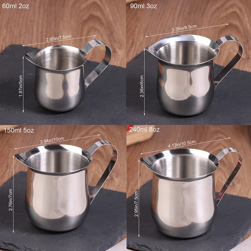 Stainless Steel Milk Frothing Pitcher Coffee Latte Art Measuring Cup | Stornfield