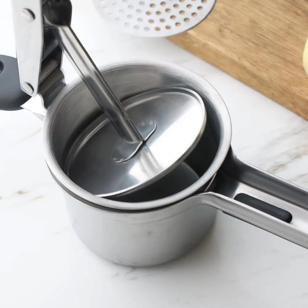 Stainless Steel Potato Ricer with 3 Interchangeable Fineness Discs | Stornfield