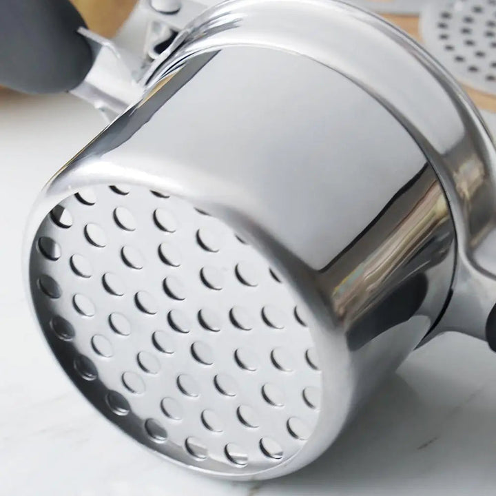 Stainless Steel Potato Press with 3 Fineness Discs | Stornfield