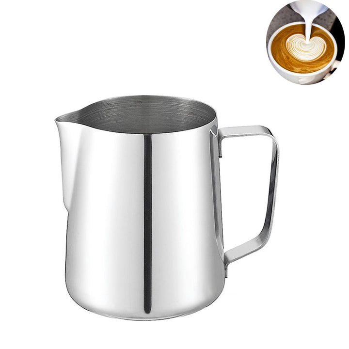 Stainless Steel Pull Flower Coffee Cup Cappuccino Cream Milk Foam Mug | Stornfield