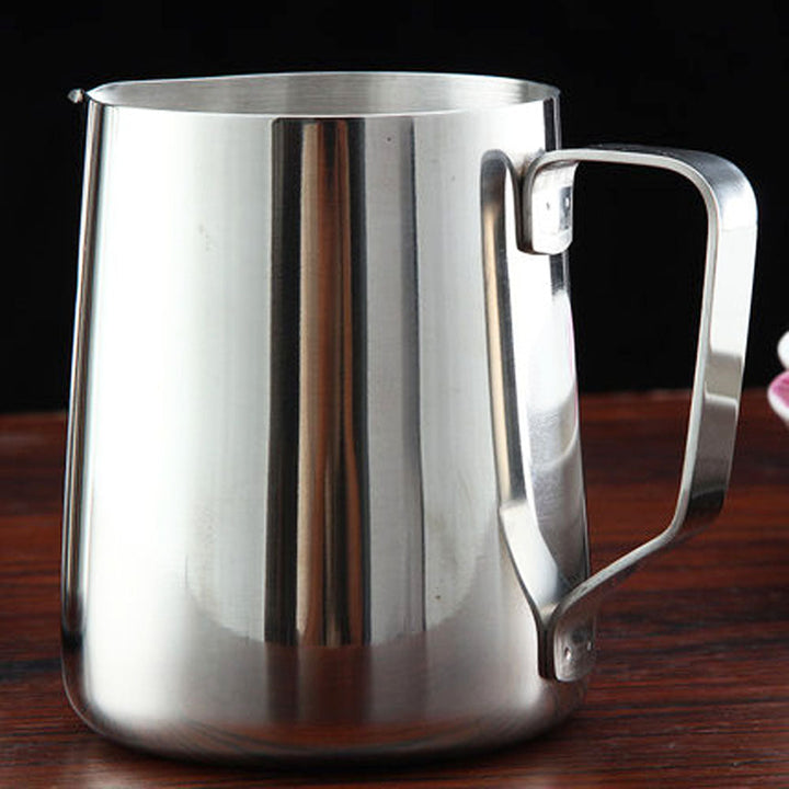 Stainless Steel Pull Flower Coffee Cup Cappuccino Cream Milk Foam Mug | Stornfield