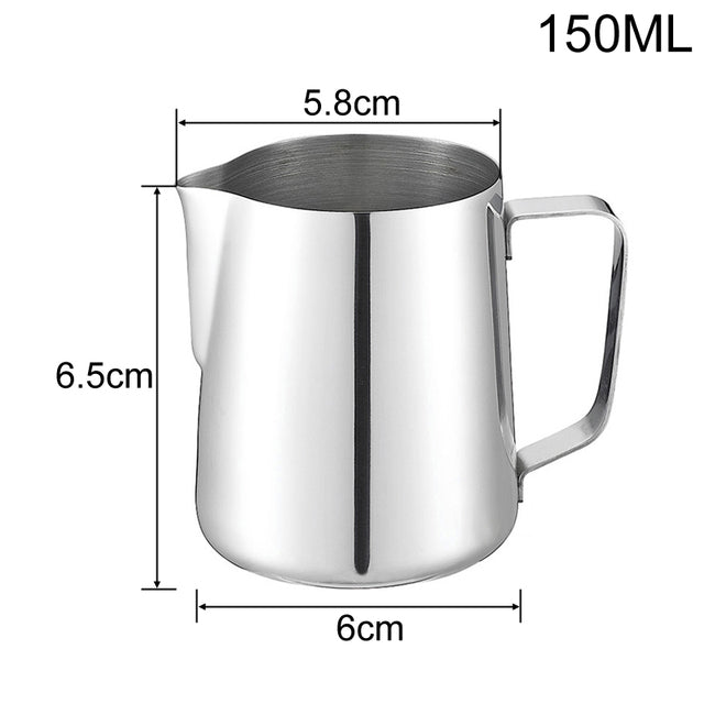 Stainless Steel Pull Flower Coffee Cup Cappuccino Cream Milk Foam Mug | Stornfield