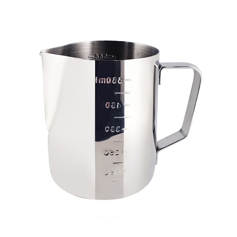 Stainless Steel Pull Flower Coffee Cup Cappuccino Cream Milk Foam Mug | Stornfield