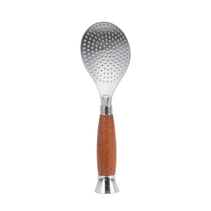 Stainless Steel Rice Scoop with Wooden Handle Non-Stick Rice Spatula | Stornfield