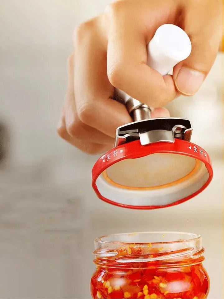 Stainless Steel Rotary Lids Off Jar Opener Adjustable Bottle Cap Opener | Stornfield