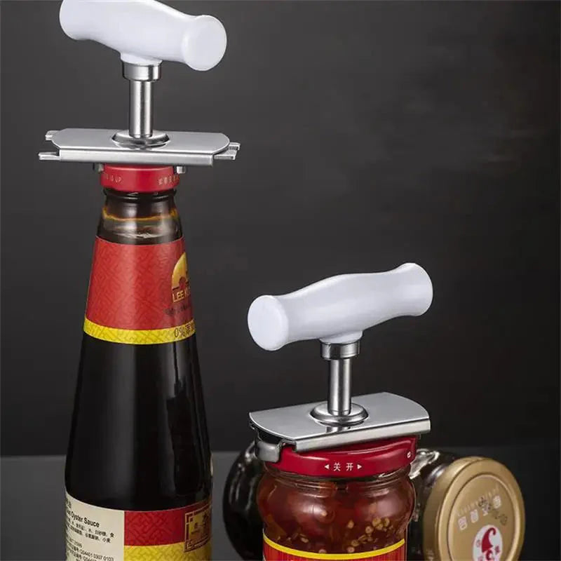 Stainless Steel Rotary Lids Off Jar Opener Adjustable Bottle Cap Opener | Stornfield