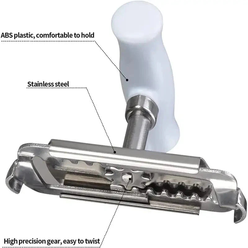 Stainless Steel Rotary Lids Off Jar Opener Adjustable Bottle Cap Opener | Stornfield
