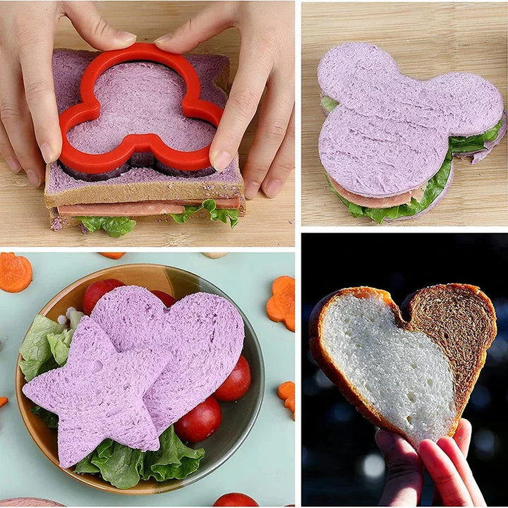 Stainless Steel Sandwich Cutters Cookie Shape Embosser Food Mold Maker | Stornfield