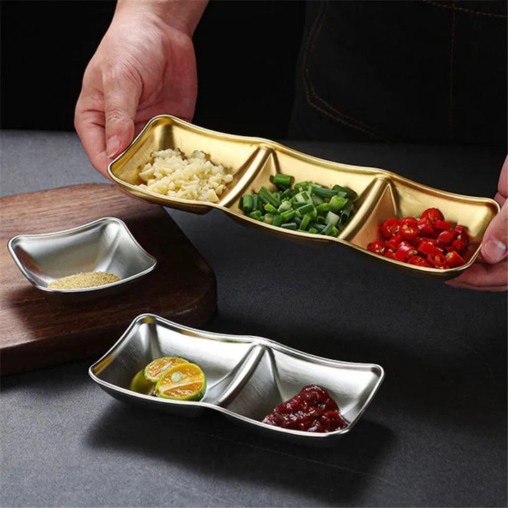 Stainless Steel Seasoning Dish Hot Pot Dipping Bowl Condiment Tray | Stornfield