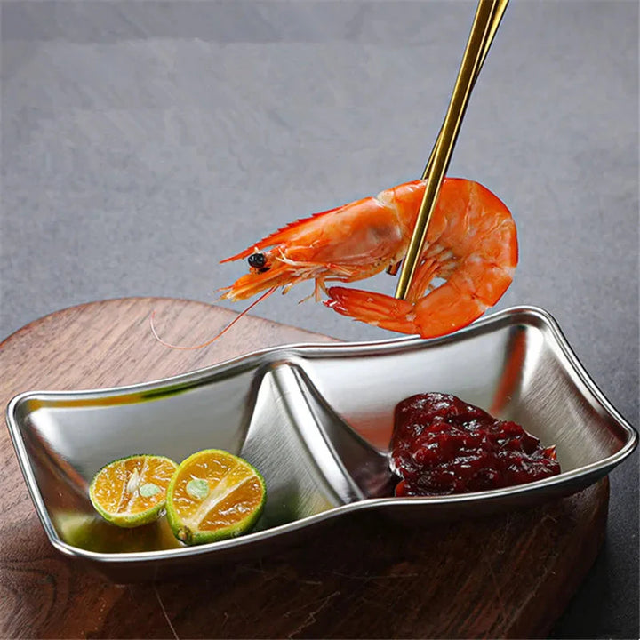 Stainless Steel Seasoning Dish Hot Pot Dipping Bowl Condiment Tray | Stornfield