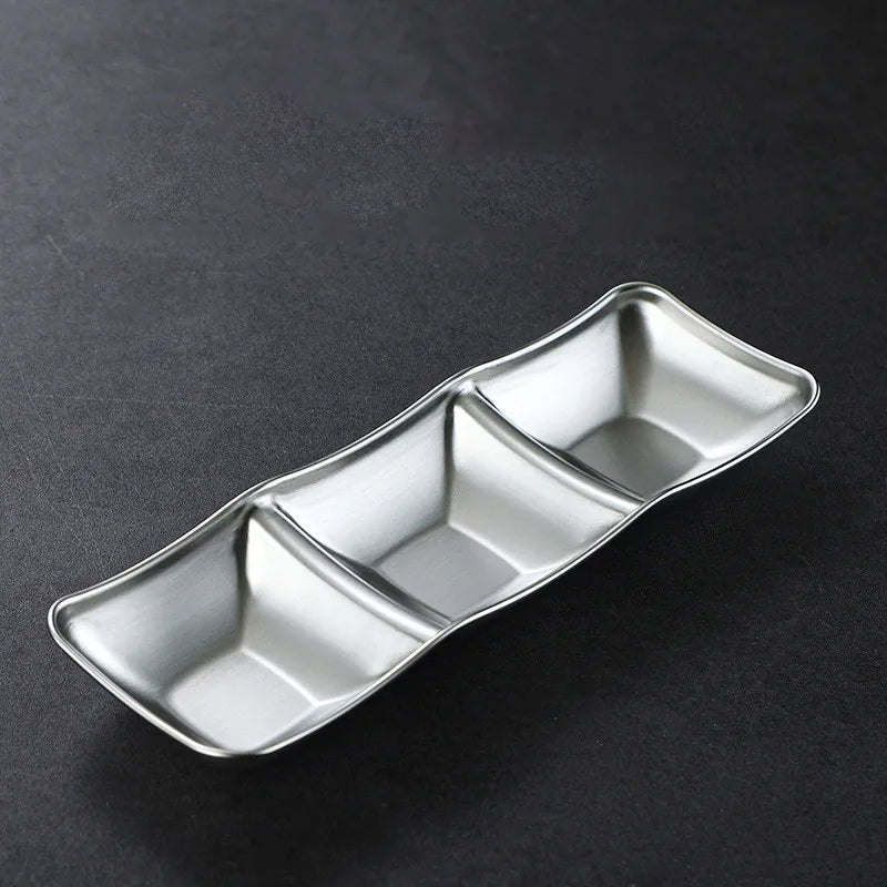 Stainless Steel Seasoning Dish Hot Pot Dipping Bowl Condiment Tray | Stornfield