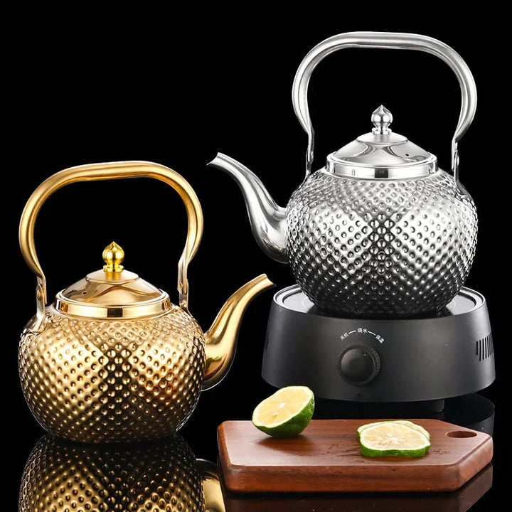 Stainless Steel Stove Top Kettle Restaurant Teapot with Removable Infuser | Stornfield