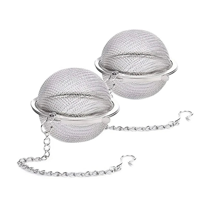 Stainless Steel Tea Ball Infuser Mesh Loose Tea Strainer with Chain | Stornfield