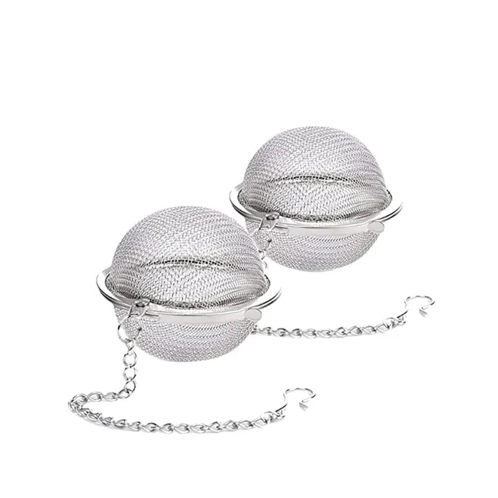 Stainless Steel Tea Ball Infuser Mesh Loose Tea Strainer with Chain | Stornfield