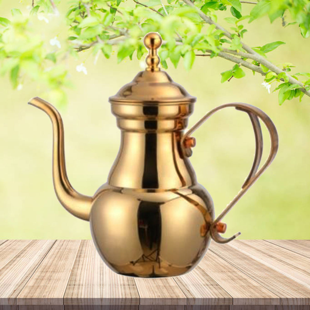 Stainless Steel Teapot Restaurant Retro Royal Teapot With Tea Strainer | Stornfield