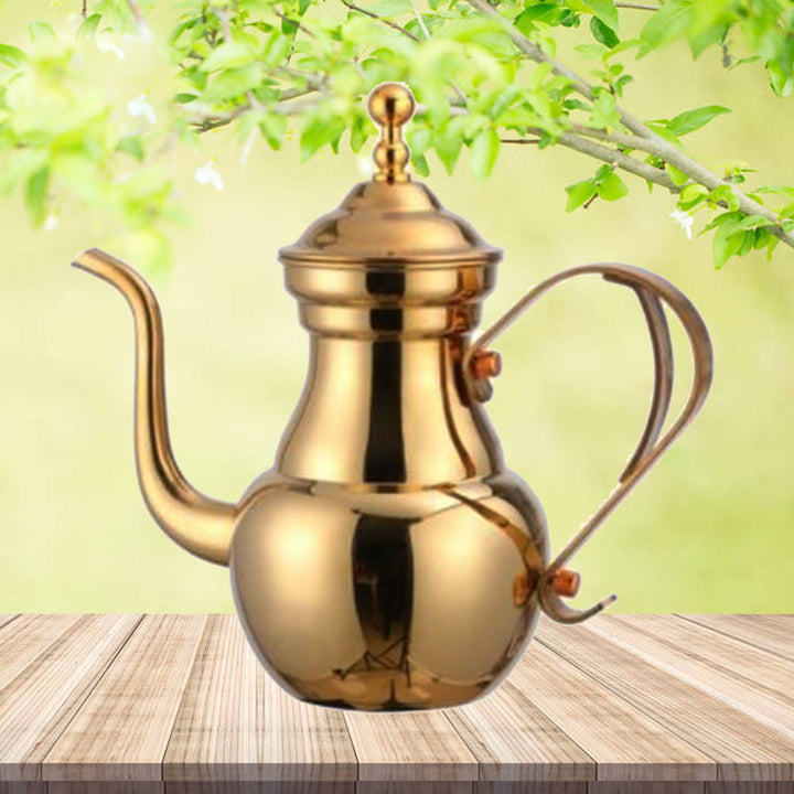 Stainless Steel Teapot Restaurant Retro Royal Teapot With Tea Strainer | Stornfield