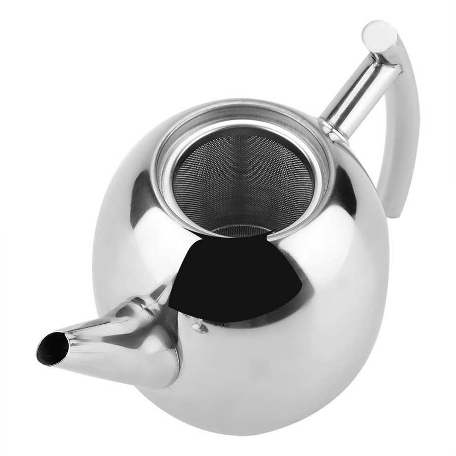 Stainless Steel Teapot Tea Coffee Kettle Container with Removable Mesh | Stornfield