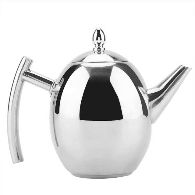 Stainless Steel Teapot Tea Coffee Kettle Container with Removable Mesh | Stornfield