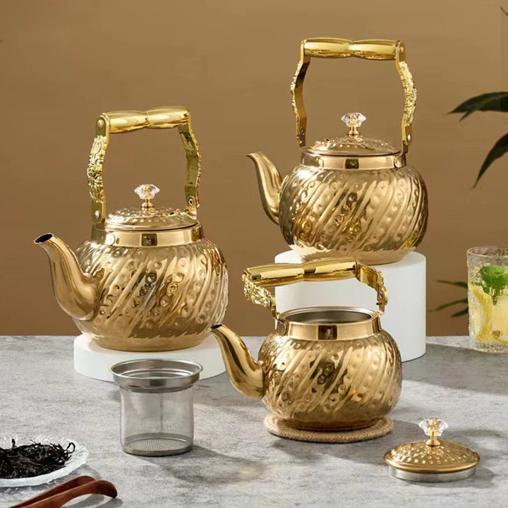 Stainless Steel Ball Tea Infuser Large Capacity Kettle | Stornfield