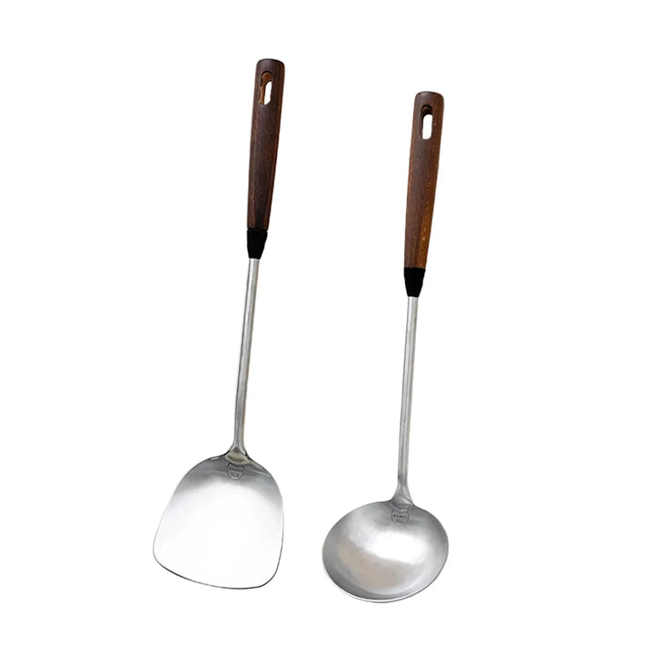 Stainless Steel Spatula with Wooden Handle Kitchen Utensils | Stornfield