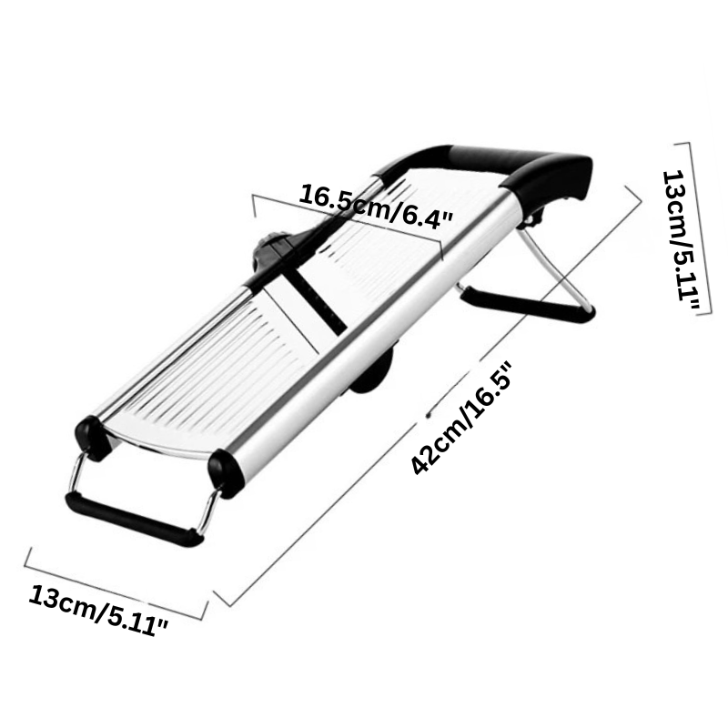 Stainless Steel Vegetable Cutter and Chopper Adjustable Manual Slicer | Stornfield