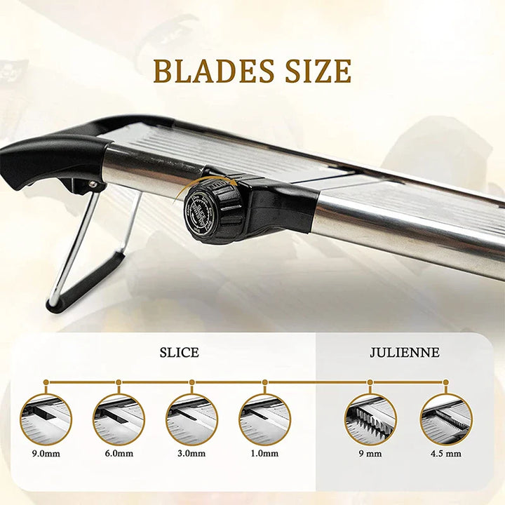 Stainless Steel Vegetable Cutter and Chopper Adjustable Manual Slicer | Stornfield