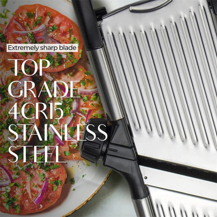 Stainless Steel Vegetable Cutter and Chopper Adjustable Manual Slicer | Stornfield
