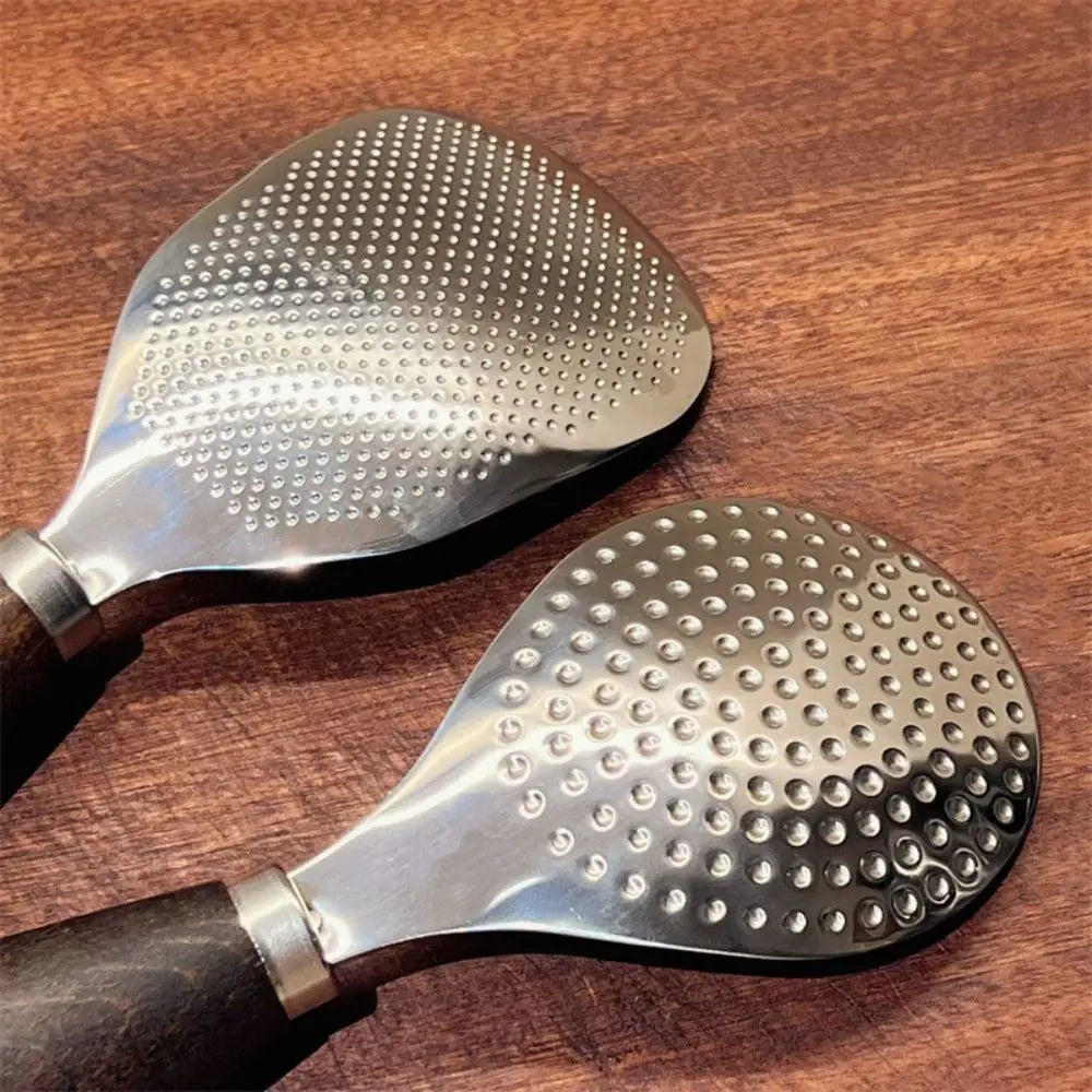 Stainless Steel Vertical Rice Shovel Spatula Wooden Handle Rice Spoon | Stornfield