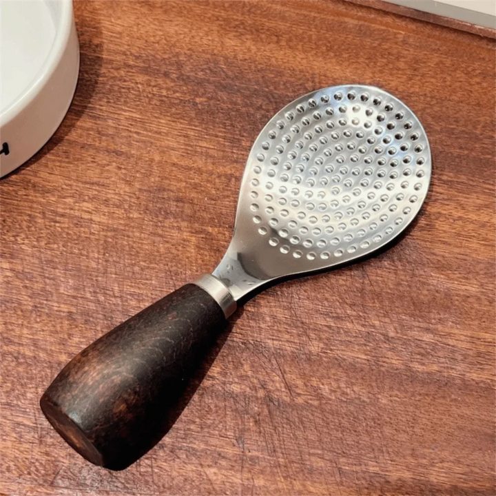 Stainless Steel Vertical Rice Shovel Spatula Wooden Handle Rice Spoon | Stornfield