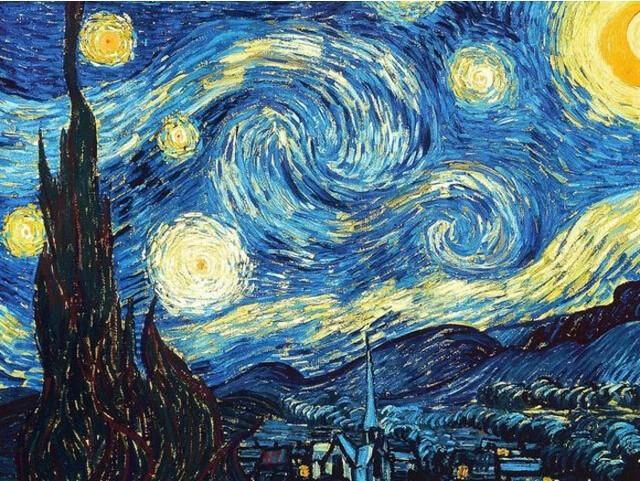 The Starry Night - Van-Go Paint-by-Number Kit | Stornfield