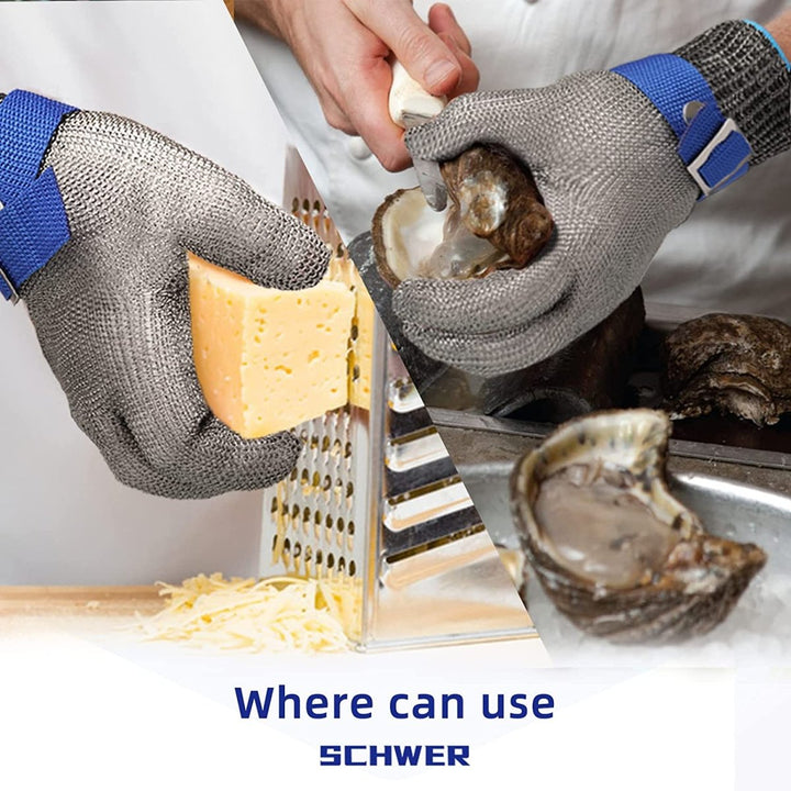 Stornfield | METALMESH PRO – Stainless Steel Safety Gloves with Maximum Cut Resistance
