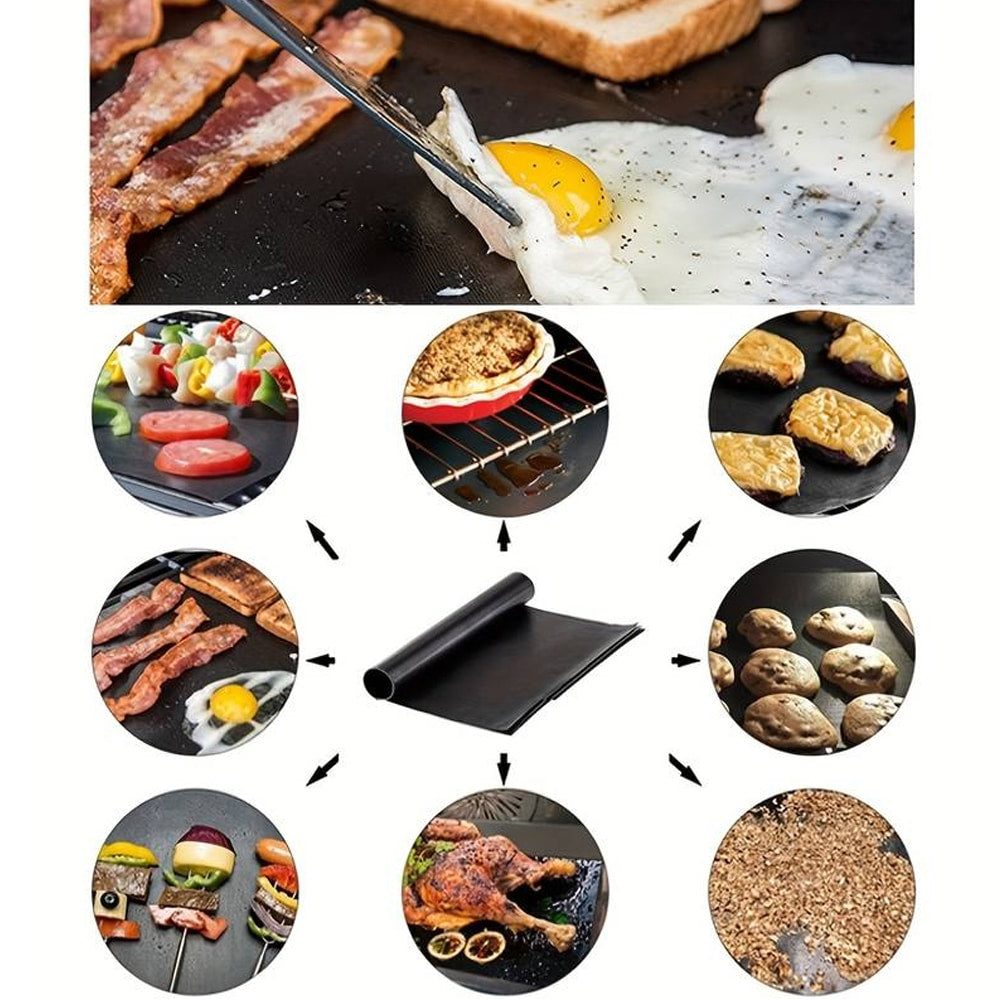 Reusable teflon baking mat 40x33 cm – set of 5 | Stornfield