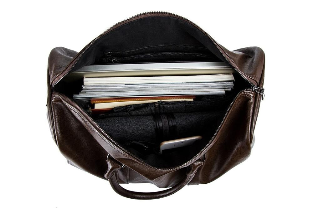 Large-Capacity Leather Travel Duffel – Lightweight & Durable Carry-On Bag | Stornfield