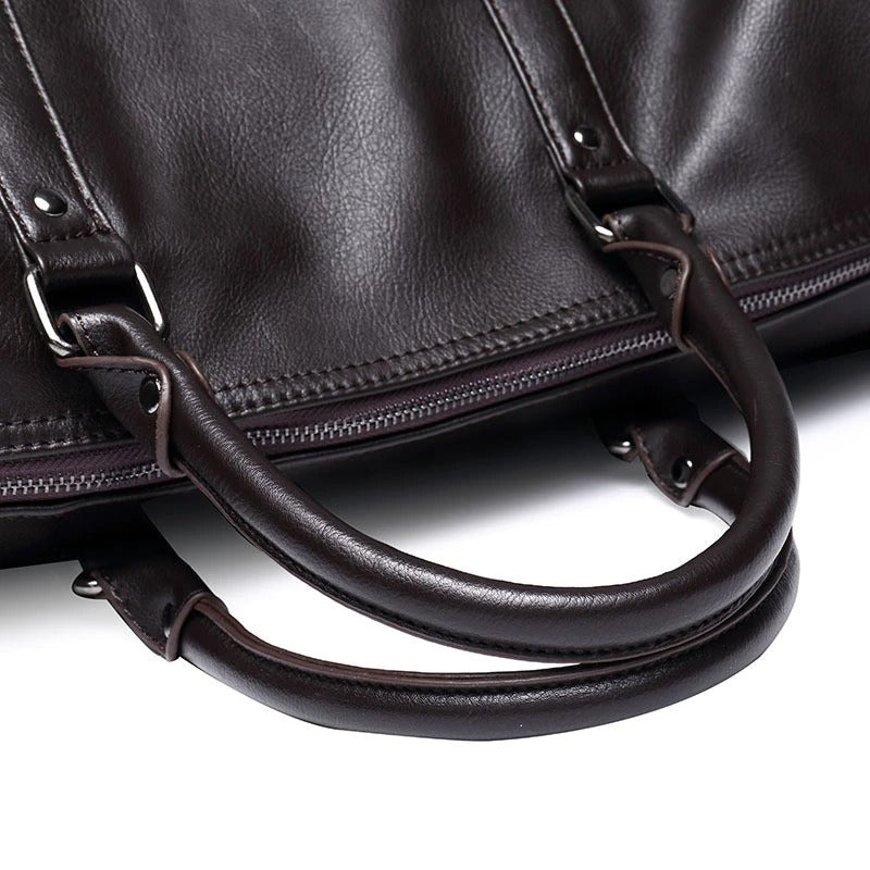 Large-Capacity Leather Travel Duffel – Lightweight & Durable Carry-On Bag | Stornfield