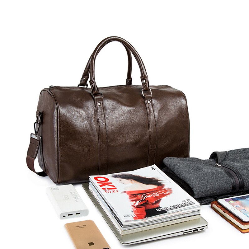 Large-Capacity Leather Travel Duffel – Lightweight & Durable Carry-On Bag | Stornfield