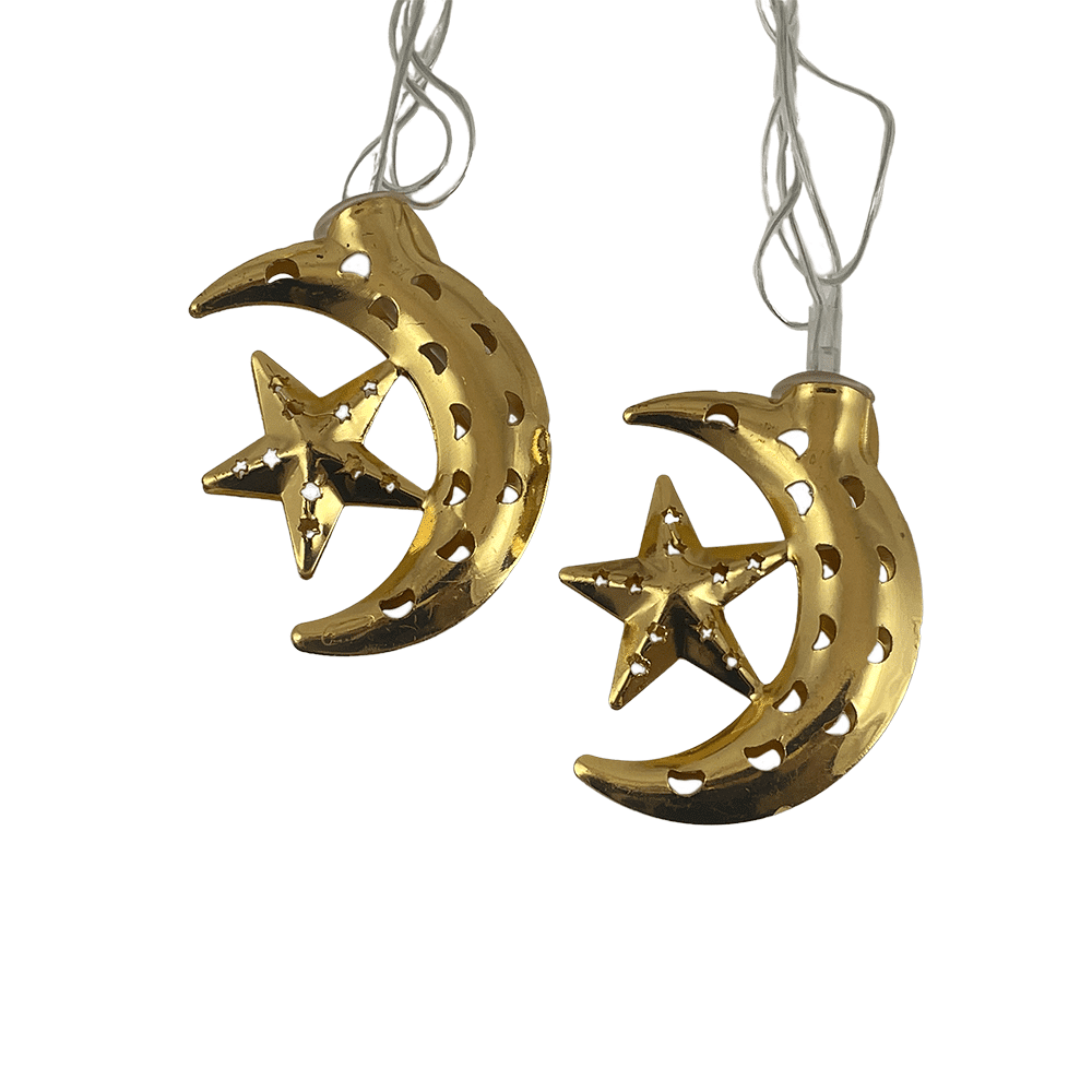 LED string lights with Moon &amp; Star (3.5 meters) | Stornfield