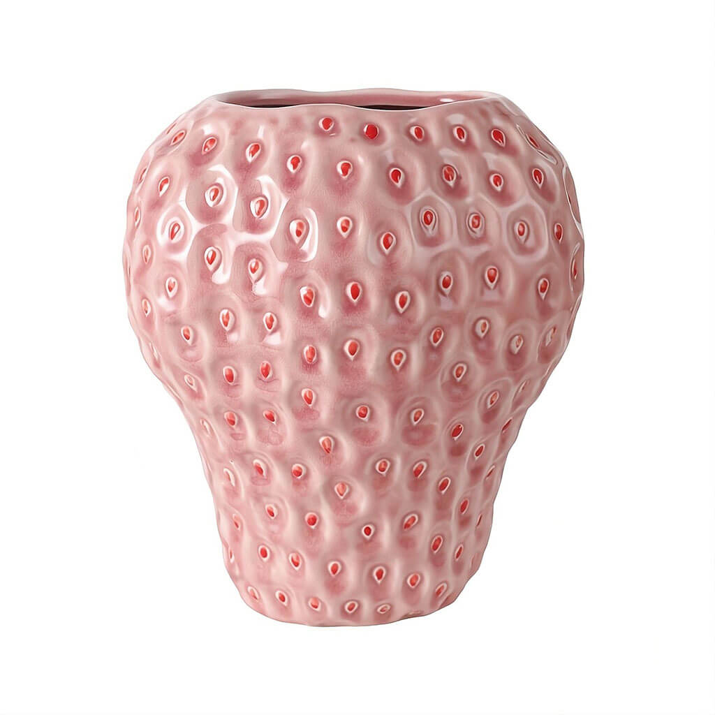 Stornfield | Strawberry Texture Ceramic Vase