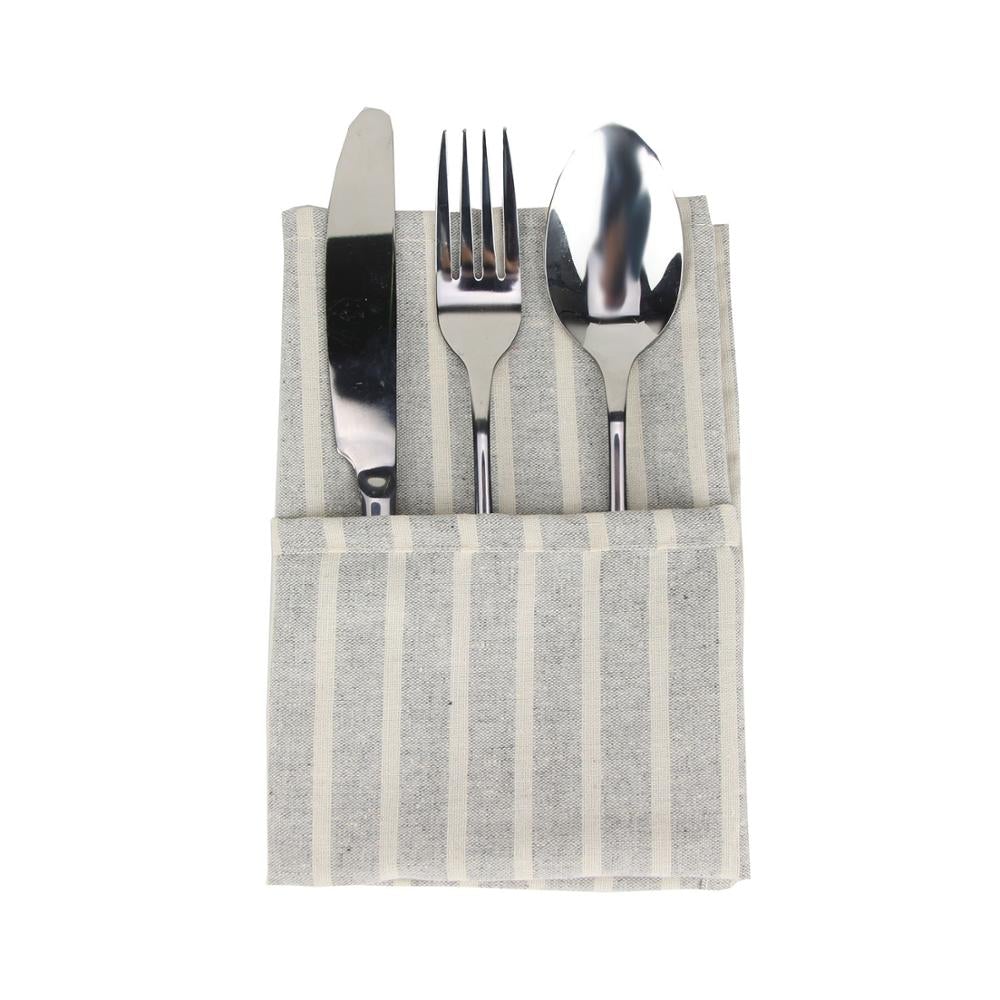 Stornfield | Striped Cloth Napkins (Set of 12)