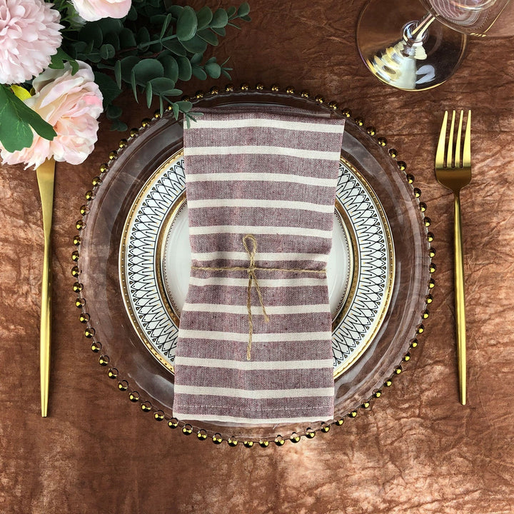 Stornfield | Striped Cloth Napkins (Set of 12)