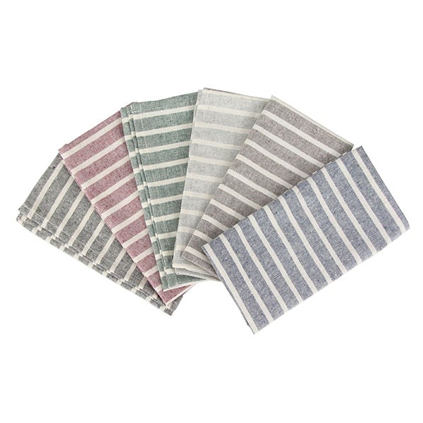 Stornfield | Striped Cloth Napkins (Set of 12)