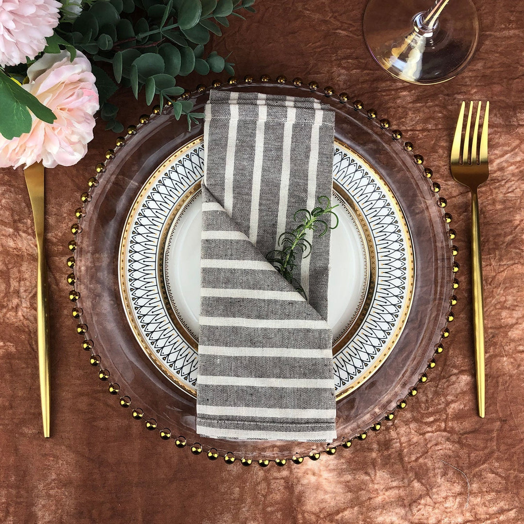 Stornfield | Striped Cloth Napkins (Set of 12)
