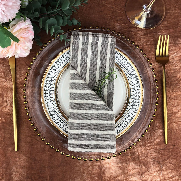 Stornfield | Striped Cloth Napkins (Set of 12)