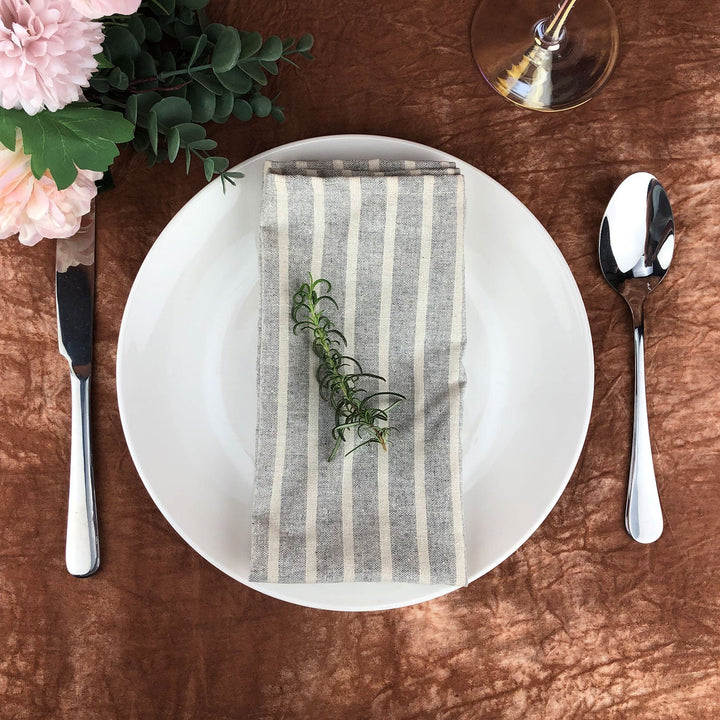 Stornfield | Striped Cloth Napkins (Set of 12)