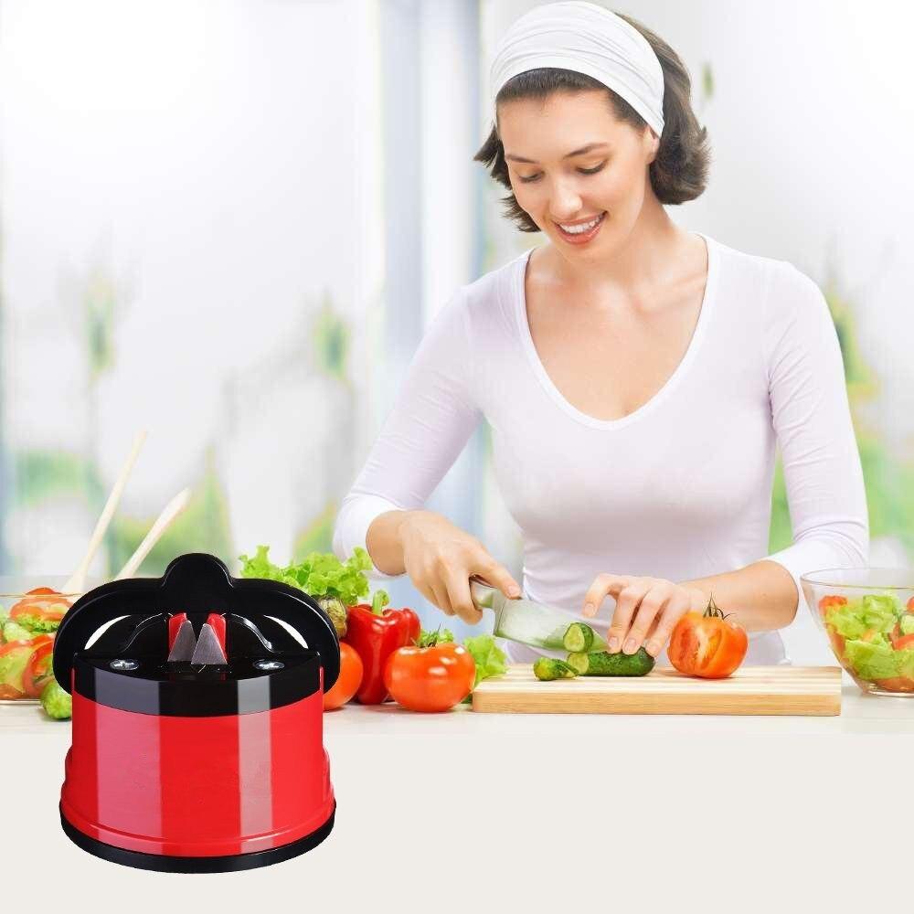 Suction Knife Sharpener Chef's Choice, Easy And Safe To Sharpens Kitchen Chef Knives | Stornfield
