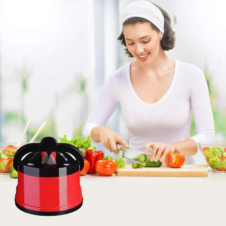 Suction Knife Sharpener Chef's Choice, Easy And Safe To Sharpens Kitchen Chef Knives | Stornfield