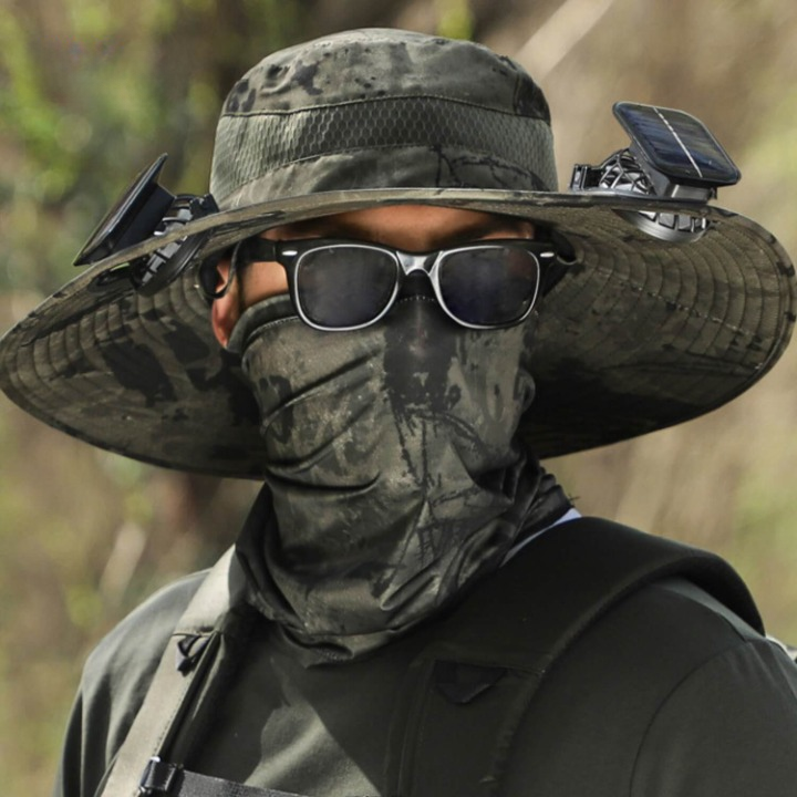 Solar-Powered Hat with Fan and UV Protection - SolarCool VentiHat | Stornfield