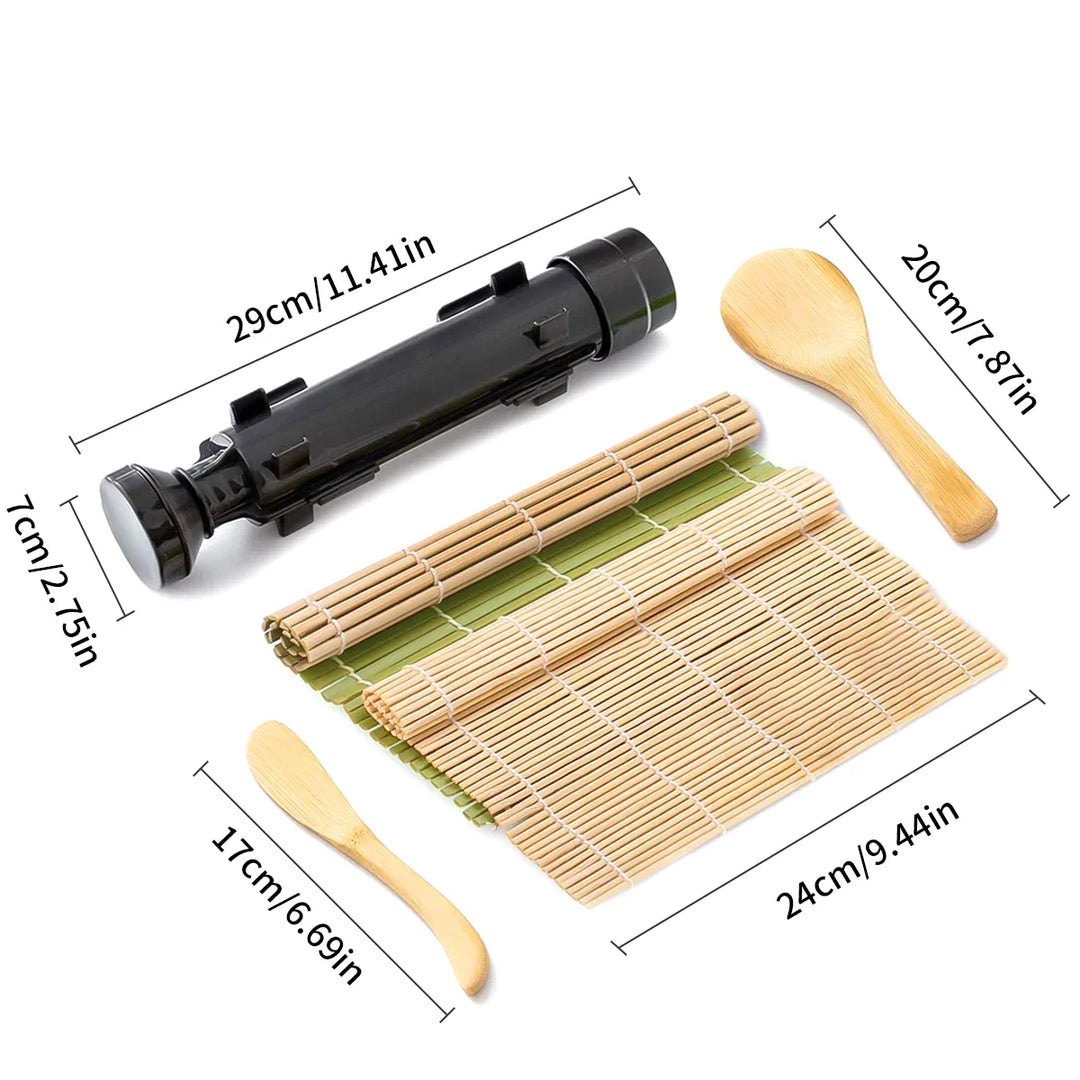 Sushi Bazooka Rice Mold Bamboo Rolling Mat Sushi Maker Set | Stornfield