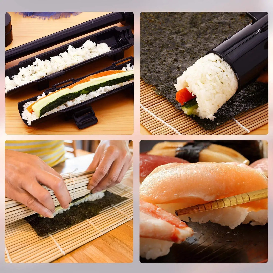 Sushi Bazooka Rice Mold Bamboo Rolling Mat Sushi Maker Set | Stornfield